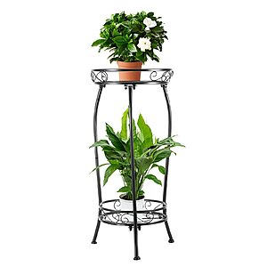 [Prime] 22-Tier 27" LOYAL TIGER Metal Plant Stand (Black) $13.19 + Free Shipping