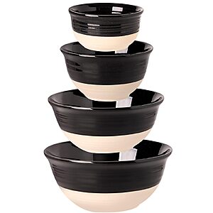 4-Pack HASENSE Nesting Ceramic Stoneware Mixing Bowls $17.49 + Free Shipping w/ Prime or on $35+