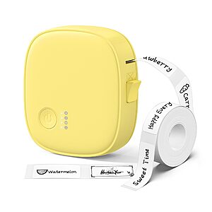 XenGro Wireless Portable Bluetooth Mini Label Printer w/ Tape $8.48 + Free Shipping w/ Prime or on $35+