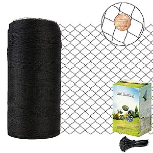 10' x 10' POYEE 1/2" Bird Netting (Black) $3.99 + Free Shipping w/ Prime or on $35+