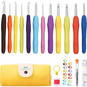 41-Piece iKumar Crochet Hooks Set w/ Storage Case $7.19 + Free Shipping w/ Prime or on $35+