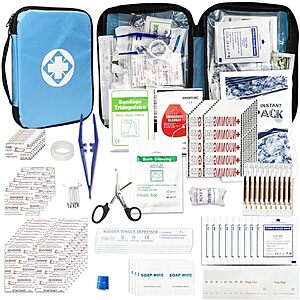 300-Piece 1st Aid First Aid Kit (Various) $9.99 + Free Shipping w/ Prime or on $35+