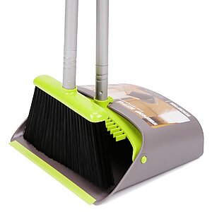 52" TreeLen Standing Upright Sweep Broom & Dustpan Set $12.49 + Free Shipping w/ Prime or on $35+