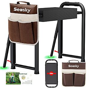 seasky Foldable Anti-Tipping Garden Kneeler & Seat w/ Soft Kneeling Pad $16.49 + Free Shipping w/ Prime or on $35+