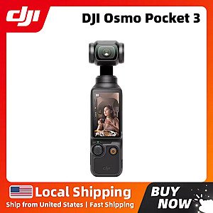 DJI Osmo Pocket 3 Gimbal-Mounted 4K Vlog Camera w/ Wi-Fi & Bluetooth - $319.97 @ Aliexpress w/ Free Shipping