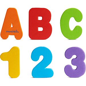 Munchkin Learn Bath Letters and Numbers 36pc Toddler Bath Toy - $4.94 @ Amazon