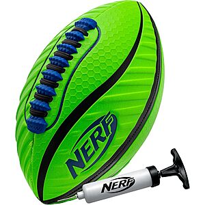 10.5" Nerf Spiral Grip Football w/ Pump - $11.99 @ Amazon