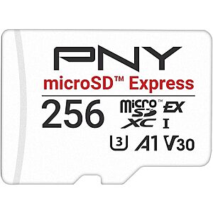 PNY 256GB microSD Express Card (compatible w/ Switch 2) - $49.99 @ Amazon