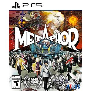 Metaphor: ReFantazio Launch Edition (PlayStation 5) - $24.99 @ Amazon