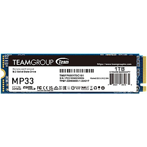 Team Group MP33 M.2 2280 1TB PCIe 3.0 x4 with NVMe 1.3 3D NAND Internal Solid State Drive - $119.99 @ Newegg