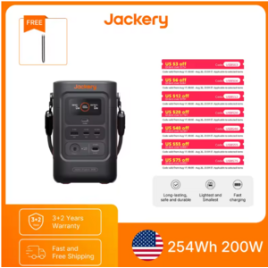 Jackery Explorer 240D Power Bank 254Wh LiFePO4 Portable Power Station $98 + Free Shipping