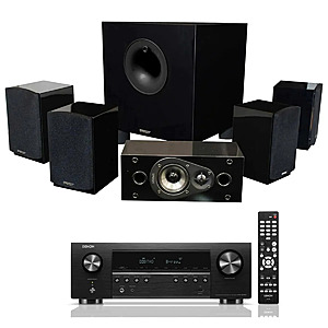 Energy Take Classic 5.1 Channel Home Theater System + Denon AVR-S670H A/V Receiver $599 + Free S/H