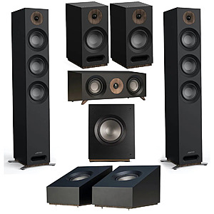 Jamo Speakers: 2x S 809 + 2x S 803 + 2x S 8 + S 81 + S 810 (Black) $449 + Free S&H