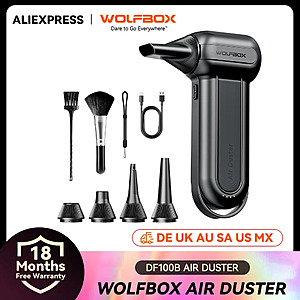Wolfbox DF100 150000 RPM Cordless Air Blower/Duster $42 + Free S&H