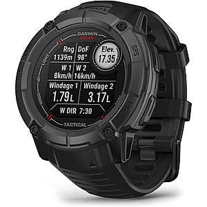 Garmin Instinct 2X Solar Rugged GPS Smartwatch (Tactical Edition) $300 + Free S/H
