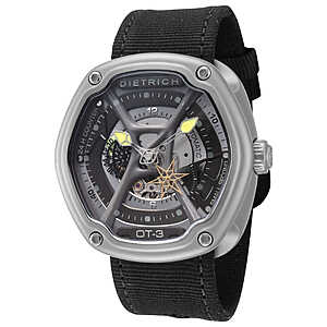 Dietrich Organic Time Automatic Skeleton Dial Men's Watch $180 + Free S/H