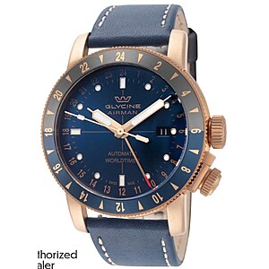 Glycine Airman Contemporary Bronze GMT Automatic GMT Men's Watch $649 + Free S/H