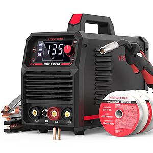 YESWELDER 135A 110V Flux Core Gasless MIG Welder $90 + Free S/H