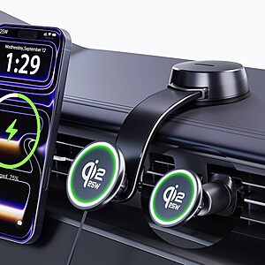 TUORL Qi2.2 25W MagSafe Wireless Car Charger Mount $20 + Free S/H