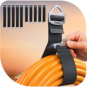 10-Pack Chfeila Straps / Extension Cord Holders $21 + Free S/H