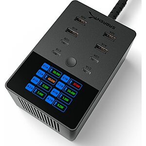 8-Port 252W Sabrent Voltik USB-A & USB-C PD 3.0 Charging Station $60 + Free S/H