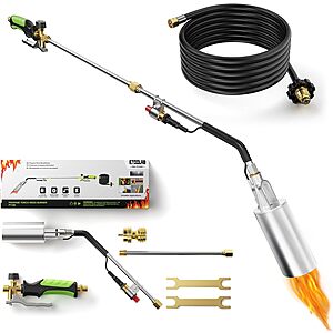 etoolab Propane Torch / Weed Burner w/ 14Ft Hose (Up to 1.8m BTU) $30 + Free S/H