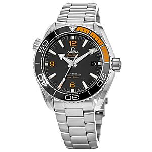 43.5mm Omega Seamaster Planet Ocean 600M Automatic Diving Watch $5295 + Free S/H