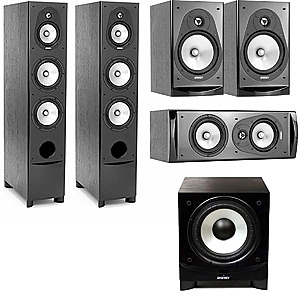 Energy Speakers: 2x CF-70 Floors + CC-10 Center + CB-20 Bookshelves C8 Sub $499 + Free S/H