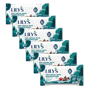 6-Pack of 9oz LILY's Hot Cocoa with Marshmallow Baking Chips (No Sugar Added) $20 + Free S/H