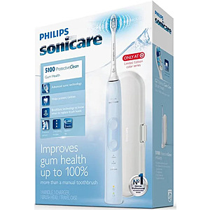 Philips Sonicare ProtectiveClean 5100 Gum Health Electric Toothbrush - Light Blue $29.99
