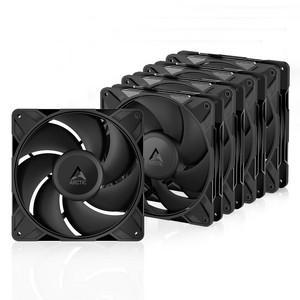 5-pack ARCTIC P14 Pro PST 140MM PWM Case Fans (Black) $26.99