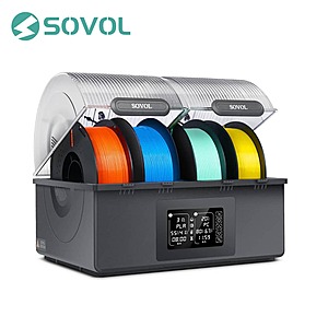 Sovol SH03 Filament Dryer 4 Spools with 85℃ Max Temp Auto Dehumidification Dual Heating Chambers $98 + Free Shipping