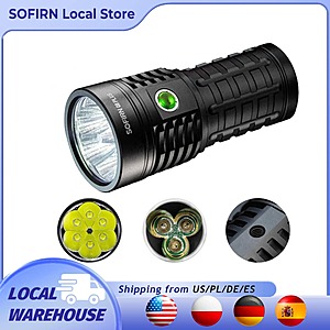 Sofirn Q8 Plus 16000LM Super Bright Rechargeable Flashlight with USB-C 6000K-6500K $41 + Free Shipping