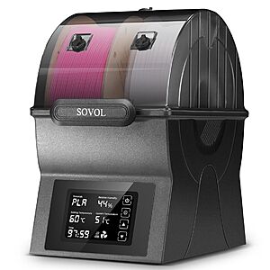 Sovol SH02 Filament Dryer 150W PTC Fast Heater Dual Spool Storage Box $38 & SH01 $32 + Free Shipping