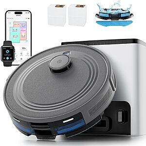 Lefant M2S Plus Robot Vacuum and Mop Combo 10000Pa Suction 75-Day Self-Emptying $130 + Free Shipping $469.99