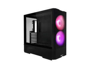 LIAN LI LANCOOL 207 Compact ATX RGB Gaming Computer Case, Tower Chassis w/ 2x140mm ARGB,2x120mm PWM Fans Pre-Installed, reinventing ATX Layout / Tempered Glass Side Panel (Black) --- LANCOOL 207RX