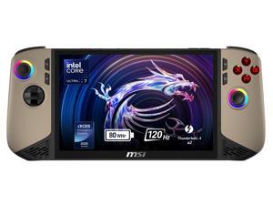 MSI Claw PC Gaming Handheld: Intel Ultra 7-258V, 8" FHD 120Hz Display, 32GB LPDDR5, 1TB NVMe SSD, MicroSD Card Reader, Thunderbolt 4, Win 11 Home: Black 8 AI+ A2VM-001US
