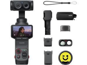 Insta360 Luna Ultra Creator Package - 8K Vlogging Camera with Dual Leica Lenses, 12× Zoom, 1" Sensor, Detachable 2" Touchscreen, Triple AI Chip, Pocket Gimbal Camera for Vlog Photography* USA In Stock