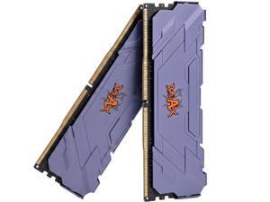 Colorful BATTLE-AX DDR4 RAM 32GB (2 x 16GB) 3200MHz PC4-25600 CL18 1.35V XMP2.0 Desktop Memory Kit with Heatsink, High Performance Computer Upgrade for Gaming and Office, Titanium Grey