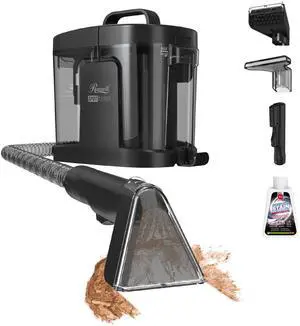 Rosewill Multi-Purpose Portable Carpet and Upholstery Spot Cleaner, Powerful Suction 17 Kpa Spot Cleaner, Car and Auto Detailer, Stain/Spot Remover; Versatile Use: Carpet, Sofa, Pet Hair Use - Black