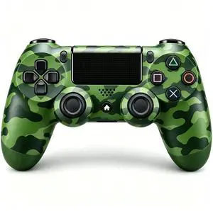 DualShock 4 Wireless Controller for PlayStation 4, Bluetooth Gamepad with Dual Vibration, Touch Pad, 3.5mm Audio Jack, Six-Axis Motion Sensor for PS4/Slim/Pro Console (Camouflage Green)