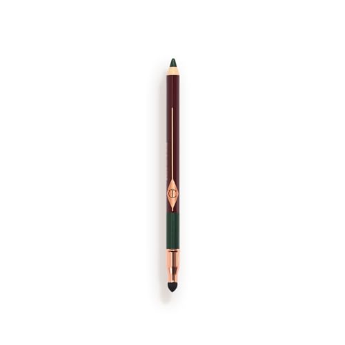 Charlotte Tilbury Rock 'N' Kohl Eyeliner Pencil - Waterproof Eyeliner with a Precision Smudger Tip - Infused with an Enhanced Kajal Formula for Sultry, Smokey Eyes - Hypnotic Peacock