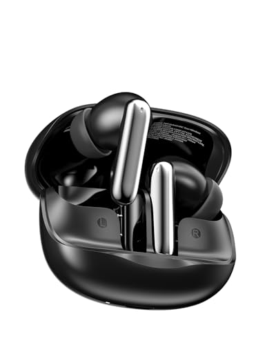 wegear Hybrid Active Noise Cancelling Wireless Earbuds, 6 Mics AI Clear Calls, 12mm Drivers Deep Bass Stereo Sound, 30H Playtime, True Wireless Earbuds, Bluetooth 5.4 Ear Buds, Comfort Fit (Black)