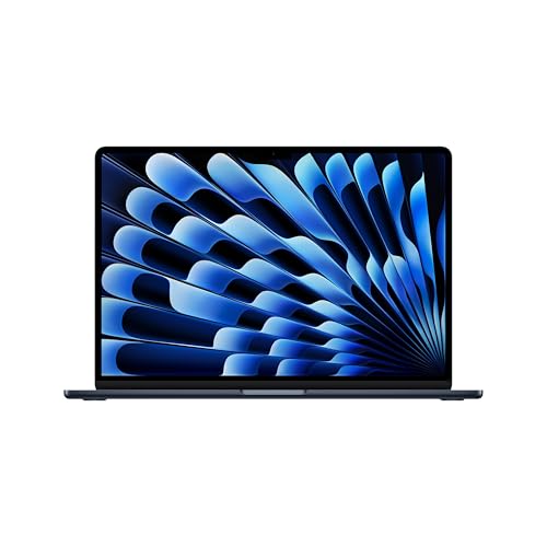 Apple 2026 MacBook Air 15-inch Laptop with M5 chip: Built for AI, 15.3-inch Liquid Retina Display, 24GB Unified Memory, 1TB SSD, 12MP Center Stage Camera, Touch ID, Wi-Fi 7; Midnight