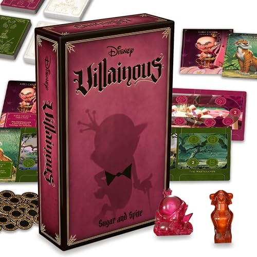 Ravensburger Disney Villainous - Sugar & Spite Strategy Board Game - Compatible with Other Villainous Games - with King Candy or Shere Khan - 2019 Toy of The Year Award Winning Line - Ages 10+