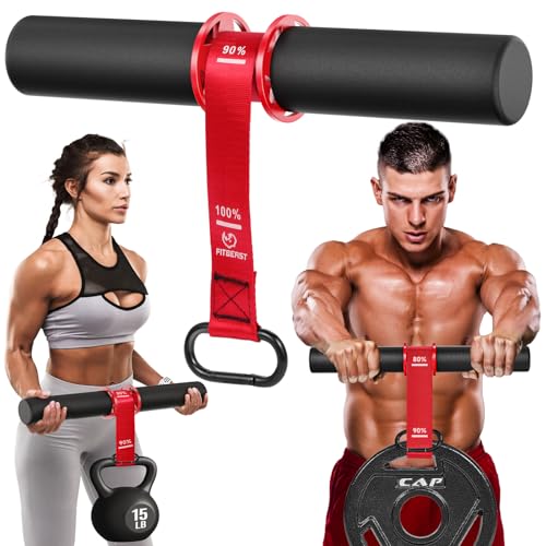 FitBeast Forearm Strengthener & Wrist Roller - Forearm Strength Trainer with Thickened Anti-Slip Grip Handles&Adjustable Strap, Perfect for Forearm Exercising, Boosting Grip Strength, Muscle Building