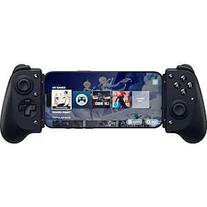 Razer Kishi V3 Gaming Controller for iPhone 15, 16, 17 Series & Android: Full Sized TMR Thumbsticks - Dual Back Buttons - Fits Most Phone Cases - PC Remote Play - 3 Free Months of Apple Arcade