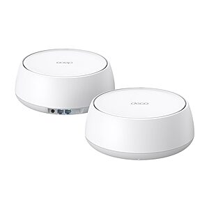 TP-Link Deco 7 BE25 Dual-Band BE5000 WiFi 7 Mesh Wi-Fi System | 4-Stream 5 Gbps, 240 Mhz Channels | Covers up to 4,600 Sq.Ft | 2X 2.5G Ports Wired Backhaul | VPN,MLO, AI-Roaming, HomeShield, 2-Pack